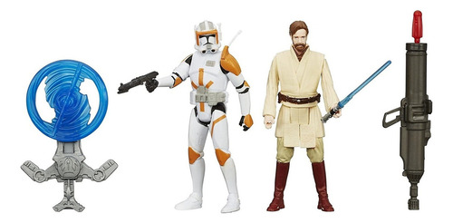 El comandante de clones de Star Wars Cody y Obi-wan Kenobi Hasbro B3955