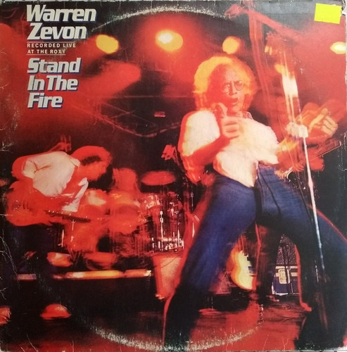 Lp Vinil Warren Zevon Stand In The Fire Ed. Brasil 1981 Raro