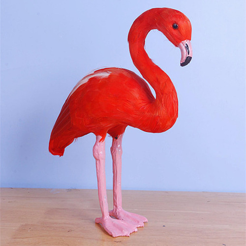 Bj Estatua De Flamenco, Escultura De Pájaro, Arte De Patio,