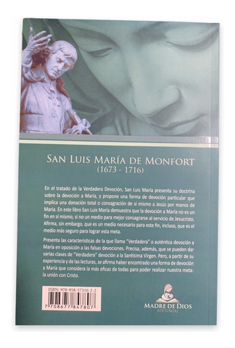 Imagen 2 de 2 de Libro Tratado De La Verdadera Devoción