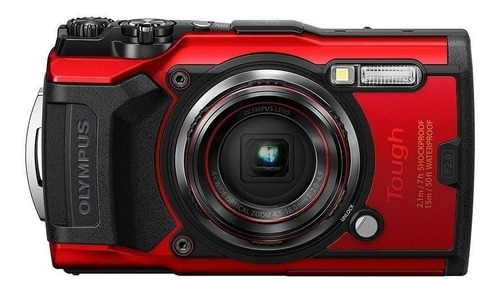  Olympus TG-6 compacta avanzada color  rojo