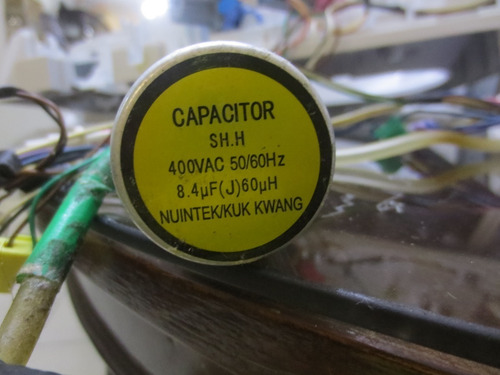 Motor Y Capacitor Para Lavadora Daewoo Dwf-185w 8.5 Kg Usada (Usado)