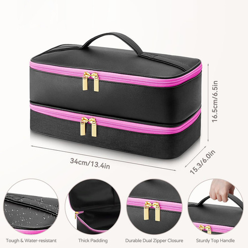 Portable Hair Dryer Case Hairdryer Case For Cord Hard Drives