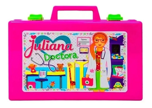 Valija Grande Juliana Doctora Con Accesorios Y Luces D013