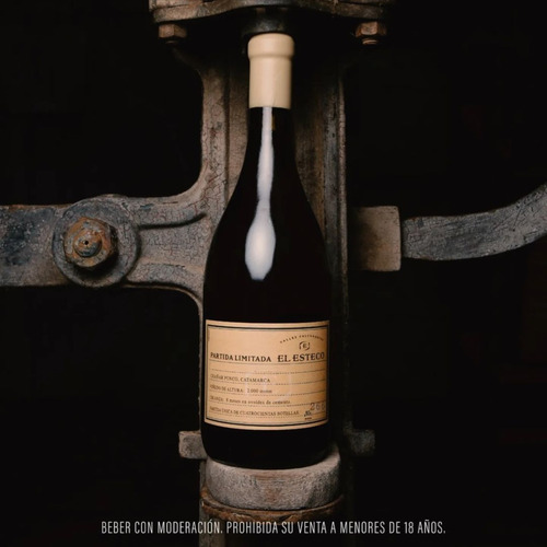 Imagen 2 de 10 de Vino El Esteco Partida Limitada Chañar Punco Malbec Caja X 3