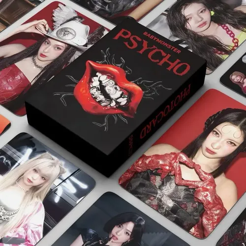 BABYMONSTER PSYCHO フォトフォルダー md トレカ セット Babymonster Psycho 55 Photocards | MercadoLivre