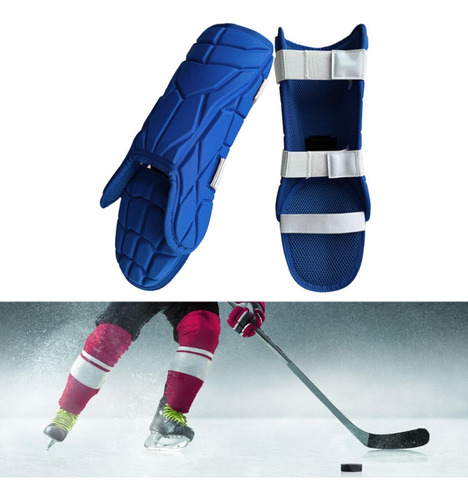 Protectores De Piernas De Béisbol Equipo Ajustable Azul