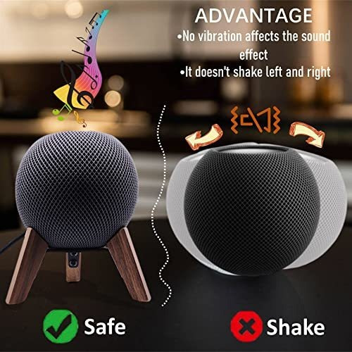 Soporte Madera Real Para Homepod Mini 2020 Lanzado Marco