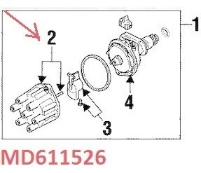 Tapa Distribuidor Montero Dakar Caravan Grand Caravan
