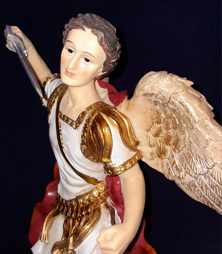 Arcangel Miguel En Resina, Marca D'angelo, 41 Cm