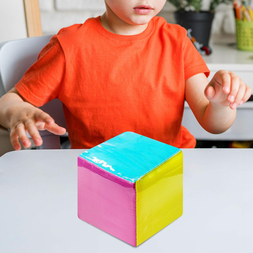 Cubo De Peluche De Dados Grandes, Cubo De Aprendizaje De