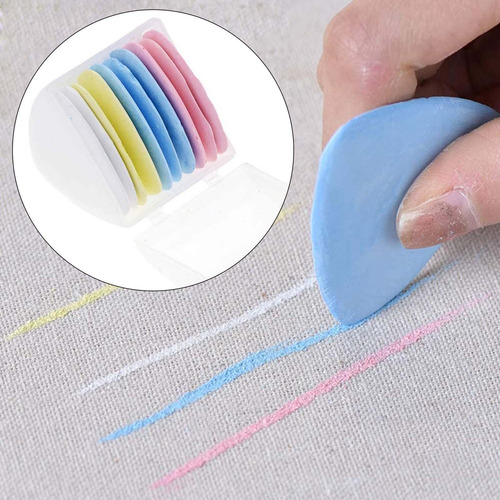 10 Tizas Triangulares Para Sastre, Tizas De Colores Para