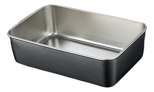 Plato De Servicio Platos De Acero Inoxidable Apilables Medio