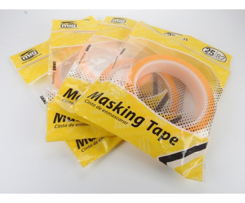 Masking Tape 2mm X 25m Cinta Enmascarar Modelismo Ammo Color Naranja Oscuro