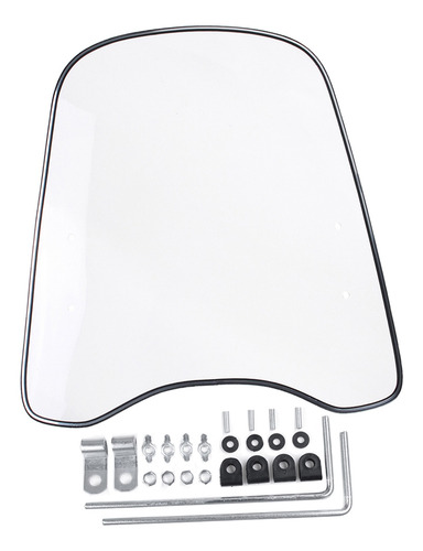 Deflector De Parabrisas Transparente Para Motocicleta,