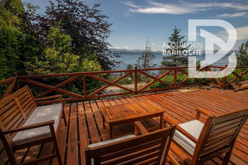 Imagen 2 de 14 de Hermosa Casa Con Vista Al Lago Para 5 Bariloche