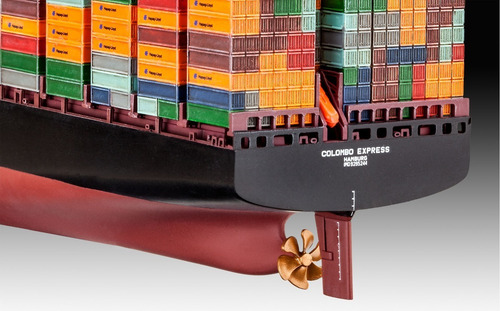 Barco Container Ship Colombo Express 1/700 Model Kit Revell