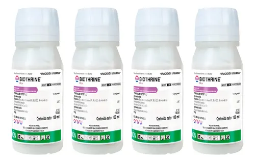 Pack 4 Biothrine Flow 100 ml Envu Insecticida Bayer Para Interiores ...