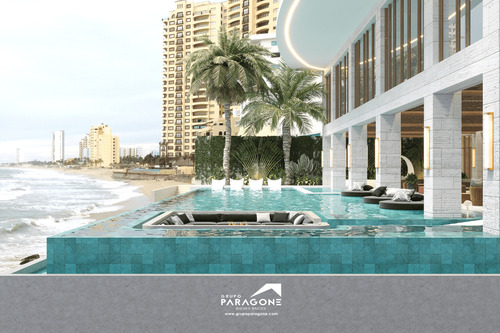 Departamento En Preventa A Pie De Playa En Marina Mazatlán , Modelo 2.