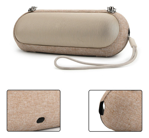 Bolsa De Viaje De Altavoces Portátiles Bolsa A Dorado