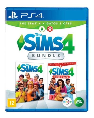 Jogo The Sims 4 Cães E Gatos Ps4 Disco Fisico Cd Original Novo Português