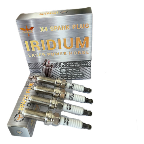 4 Bujias Iridium Premium Nissan Láser Originales