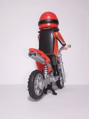Playmobil Moto Motocross Completo Incluye Caja E Instructivo (Usado)