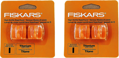 Fiskars 157400-1001 Titanium Tripletrack High Perfil Cutting