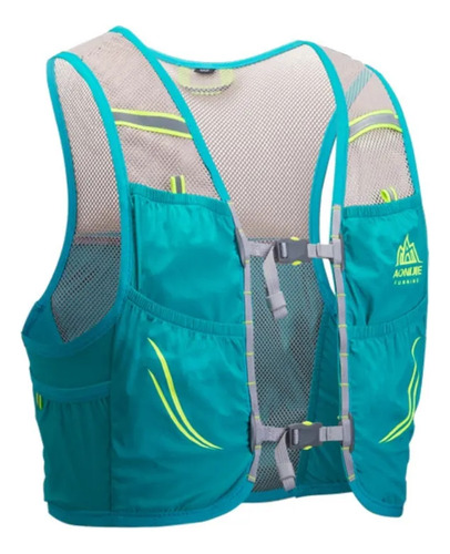 Aonijie Chaleco De Hidratación 2.5 L Color Verde Talle S/m Diseño De La Tela Lisa