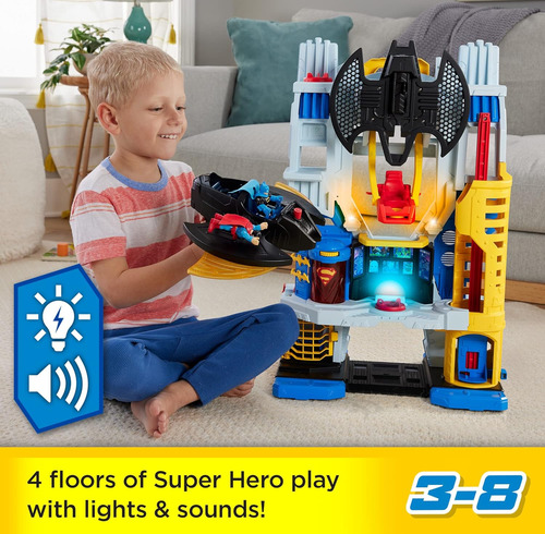 Fisher-price Imaginext Dc Super Friends Cuartel General De S