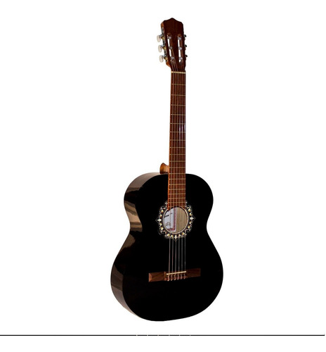 Guitarra Criolla Clásica Fonseca Modelo 25 Negra