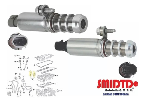 2 Valvulas Solenoides Vvt Saturn Vue 07-10 2.4l