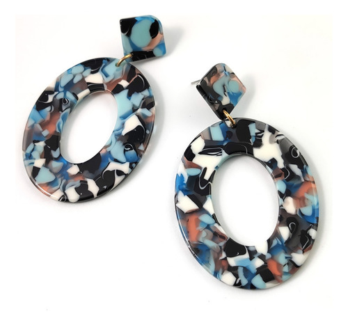 A Pendientes Elípticos De Diamante Con Geometría De Acetato