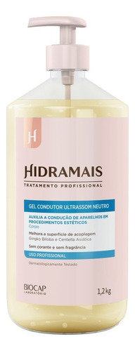 Gel Condutor Ultrassom Neutro 1,2kg Hidramais