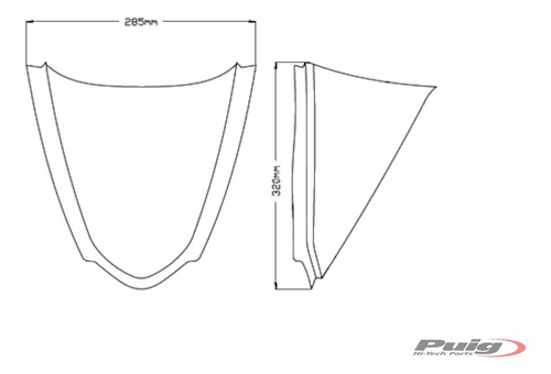 Imagem 5 de 5 de Bolha Puig Kawasaki Zx10r Zx-10r 2022//2023 Cristal(incolor)