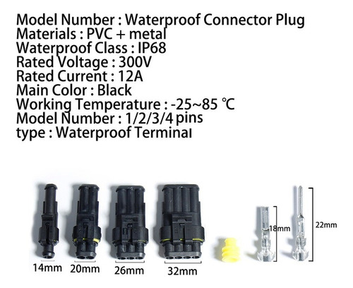 Conectores Impermeables For Cables De Automoción,