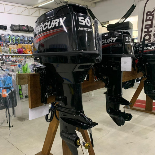 Imagem 8 de 8 de Motor De Popa Mercury 50hp Eo 2t Distância Elétrico S/trim