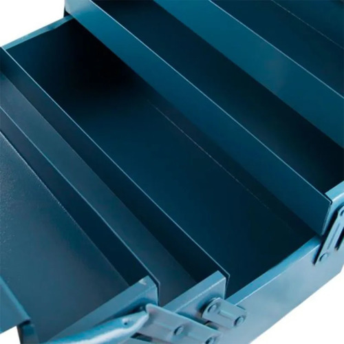 Caixa De Ferramentas Azul Sanfonada 5 X 40cm 5 Gavetas