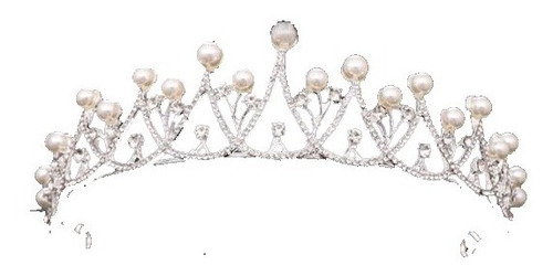 Corona Tiara Boda, Novia O Xv Años Fantasia Diadema C05