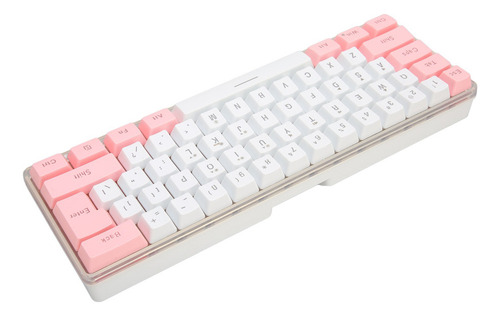 Teclado Mecânico Para Jogos Usb 61 Teclas Contrast Color Rgb