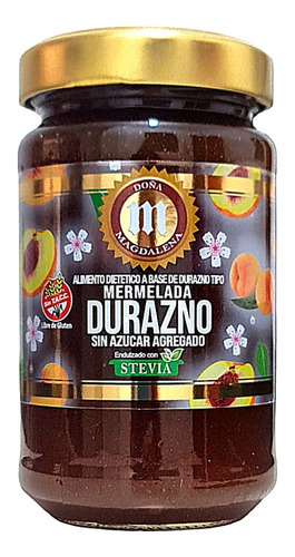 Mermelada Durazno C/ Stevia X360 Gr - Doña Magdalena