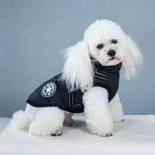 Chaleco Para Perro Impermeable Con Pretal Reflectante 4xl - Negro