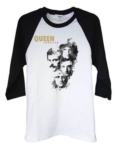 Polera Raglan 3/4 Queen Forever Rock Abominatron