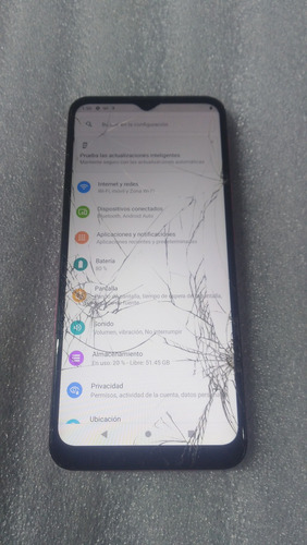 Motorola G20 Con Detalle En Cristal Rosa Chicle (Usado)