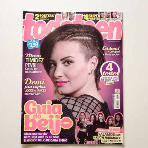 Revista Todateen 227/14 - Luan Santana/demi/justin/mc Gui