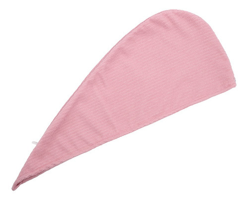 Toalla Turbante Para Cabello/microfibra Empaque Bolsa Color Palo rosa