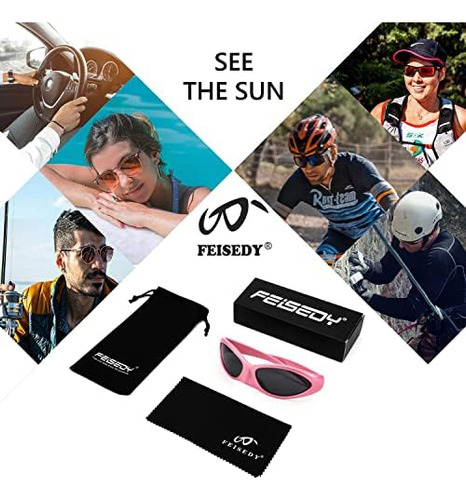 Feisedy, Gafas De Sol Envolventes A La Moda Para Hombres Y M