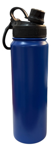 Botella Térmica 800ml Acero Inoxidable Con Filtro Infusiones Azul