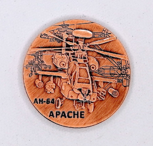 Moneda Militar, Helicoptero Ah 64 Apache