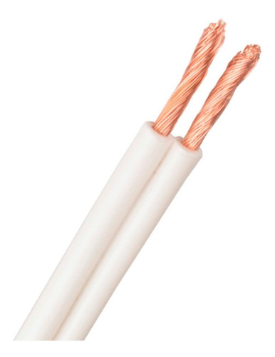 Cable pot Calibre 16 Blanco De 100 Mts 300v Iusa Temp 60°c